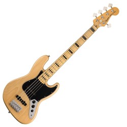 Fender Classic Vibe '70s Jazz Bass V, Maple Fingerboard, Natural NEW Electric Bass